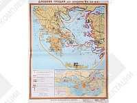 Учебная карта "Древняя Греция" (до середины V в до н.э.)