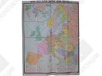 Учебная карта "Европа после 1-ой мировой войны"