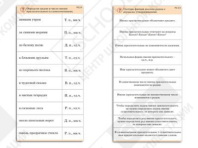 Комплект карточек "Обучающий калейдоскоп. Имя прилагательное"